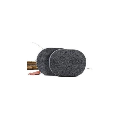 By dhl or ems 650pcs Soft Natural Black Bamboo Sponge Beauty Facial Wash Cleaning Cosmetic Puff Charcoal black Hot Sale