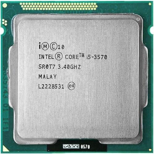 Intel Core i5-3570 i5 3570 CPU 6M 3.4GHz 77W 22nm Socket LGA 1155 CPU