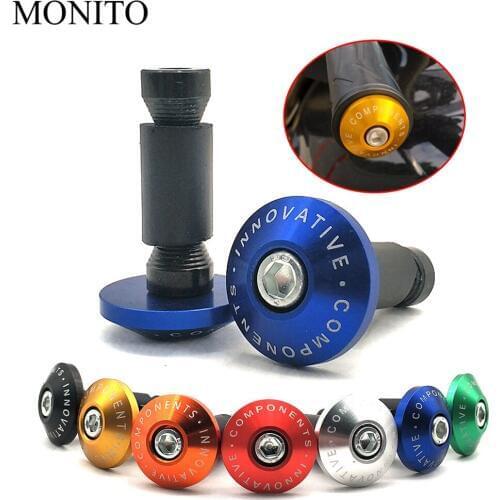 For Honda Hornet CB400 CB599 CB600 CBR650F CBF1000 VF750 Motorcycle Handle Ends Bar Balanced Plug Slider Handlebars Cap Grips