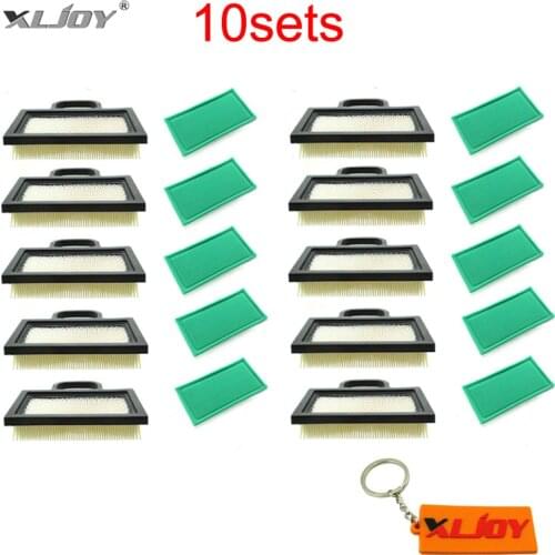 XLJOY 10x Air Pre Filters For Briggs & Stratton 273638S 499486S 698754 For 405700-407700 18-22HP GY21056 MIU11286 GY20575
