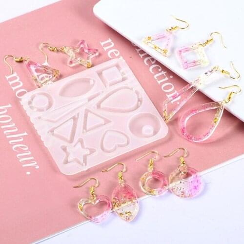 Earring Resin Mold Small Silicone Earring Mold Earring Jewelry Epoxy Resin Casting Resin Jewelry Making Resin Diy Craft