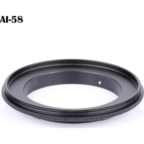 AI-58mm Macro Reverse lens Adapter Ring for Nikon DSLR AI Mount