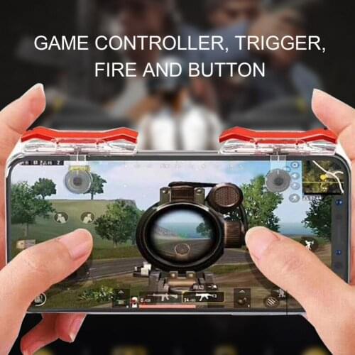 2Pcs E9 Gaming Triggers Portable Multifunctional Stable Gaming Joystick Trigger Gamepads for Mobile Mobiles Games Accessories