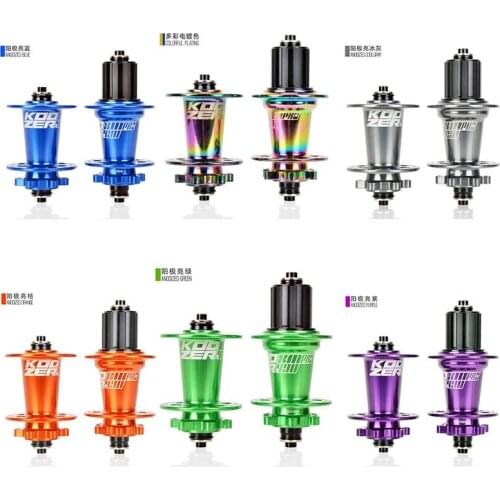 Koozer Newest XM490 Pro 72 Clicks 4 Bearing 6 Pawls 32H Mtb CNC Mountain Bicycle Disc Hub QR 11S HG Cassette Body Front And Rear