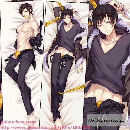 Cool Japanese Anime Pillowcase DuRaRaRa!! DRRR Orihara Izaya decorative Hugging Body Pillow Case Bedding