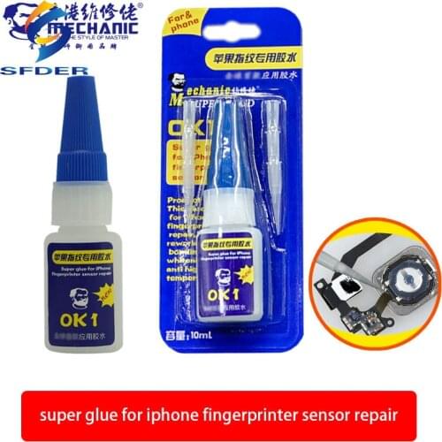MECHANIC OK1 Mobile Phone Rework Button Major Glue For IPhone 7 7P 8 8P 8 Plus X Fingerprint Maintenance Glue Repair Tools 10ML
