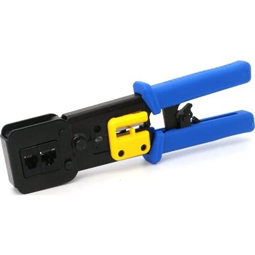 MT-8110 RJ45 RJ12 RJ11 6p 8p CAT 7 EZ Crimp Tool Through hole Network Pliers