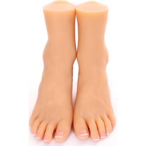 Soft Silicone Female Mannequin Foot Display