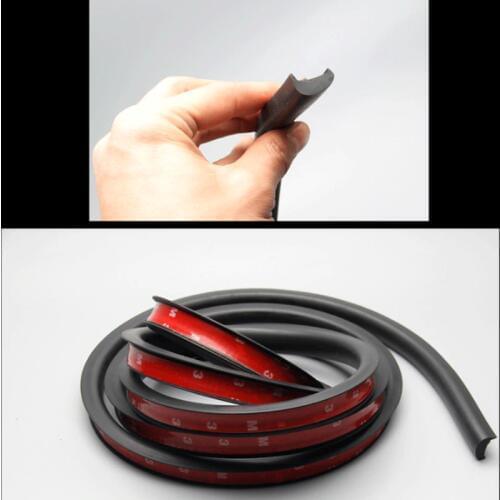 SOFT Wheel Lip Fender Flares Carbon Fiber Look Car Mud Guard wheel Lip Decoration Wheel Eyebrow Protector Lip for Lada Opel