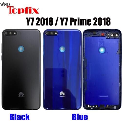 Original for Huawei Y7 2018 Back Battery Cover Housing Case Y7 Pro 2018ForHuawei Y7 Prime 2018 Battery Cover LDN L22 LX2 L21 LX3