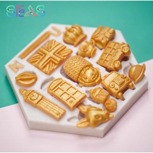 DIY Silicone Mold British Style Cake Baking Molds Biscuit Maker Pastry Tools Accessories DIY Chocolate Molds Kitchen Tools