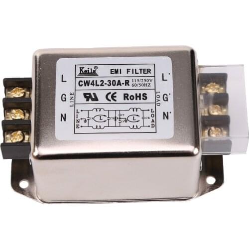 Power filter 220V terminal block 10A20A30A AC single-phase CW4L2-20A-R