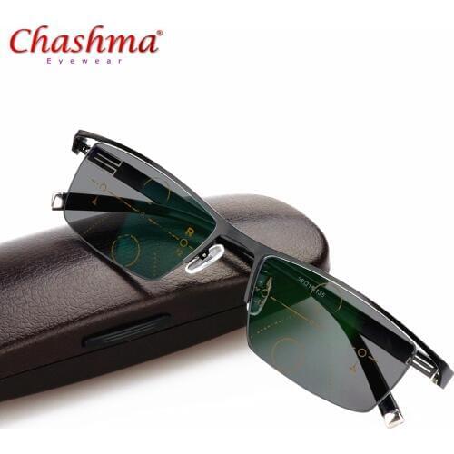Transition Sun Photochromic Reading Glasses Men adjustable vision With Multifocal Diopter Progressive glasses lentes de lectura