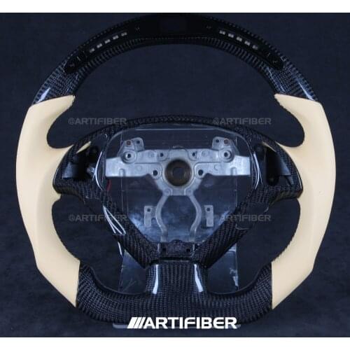 LED Real Carbon Fiber Steering Wheel for Infiniti G37