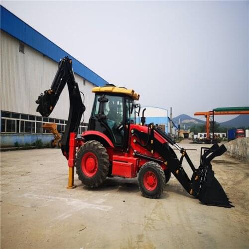 SYNBON 4 Wheel Small Tractor Loader Backhoe Front End Shovel Loader SY746A