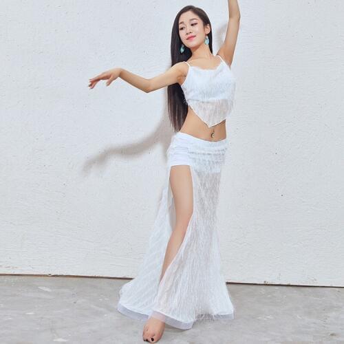 Lady Belly Dancing Costumes Womens Spandex and Silk Satin Material Belly Dance Set Dress Belly Dance Suit Suitable Suit D-0688