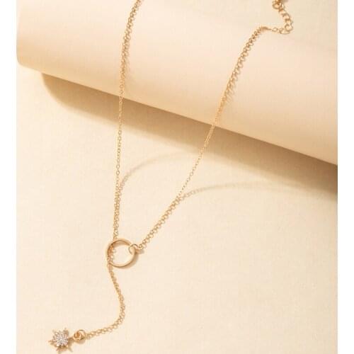 HuangTang Punk Gold Color Heart Lock Pendant Necklace for Women Boho Double Layer Chains Necklace Charms Jewelry Gift Collar