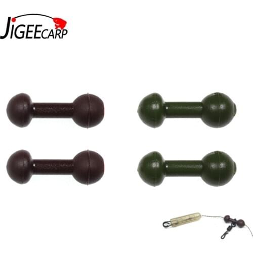 JIGEECARP 12pcs Carp Fishing Chod Quick Change Beads For Heli Rig Chod Rig Swivel Line Protector For Carp Coarse Fishing Tackle