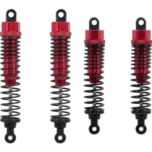2 Pair RC Black Aluminum Shock Absorber Fit HSP 1/10Truck 108004(08001) & 106004(06062)
