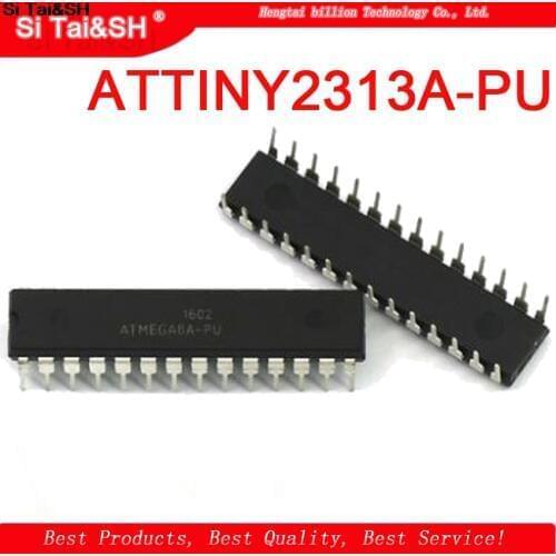 2PCS ATTINY2313A-PU DIP-20 ATTINY2313-PU DIP ATTINY2313A new and original IC