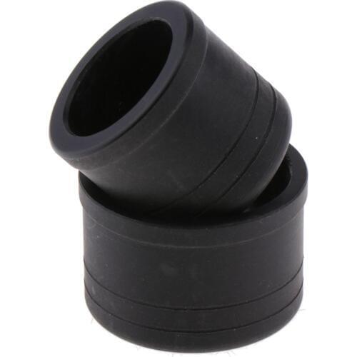 2pcs Black Oboe Protective Cap Oboe Fittings Musical Instrument Accessories