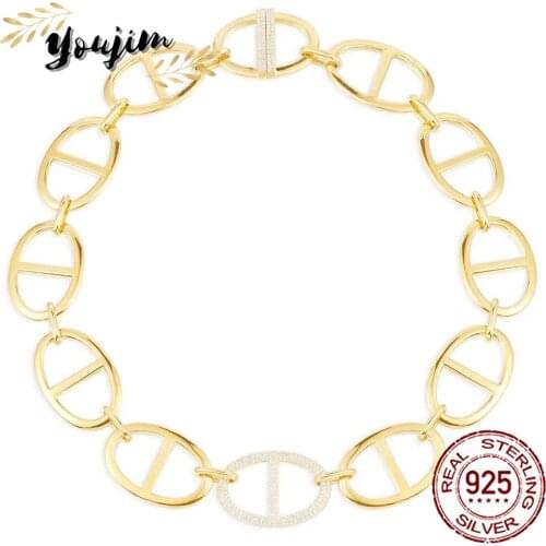 2021 August New style 925 silver zircon geometric necklace Women luxury fashion Monaco exquisite jewelry gift