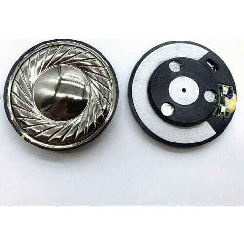 50mm headphone unit 41ohms Titanium film + copper aluminum circular high-end headphones upgraded speakers 2pcs