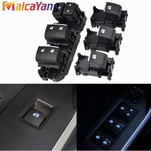 Car Electric Window Lifter Switch Control Button LED Backlight for Toyota RAV4 2019 2020 Left Driving Window Master Controller