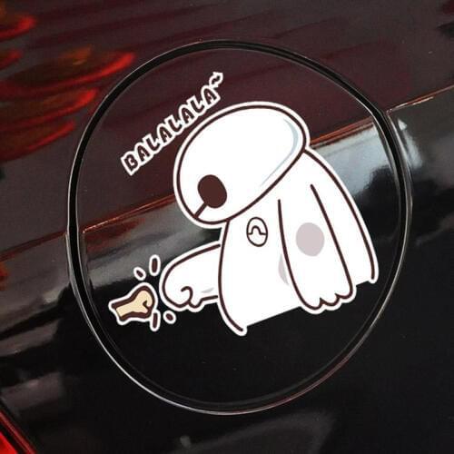 Big Hero Cartoon Baymax Car Body Stickers Car Decal for Toyota Ford Chevrolet Volkswagen Tesla Honda Hyundai Kia Lada