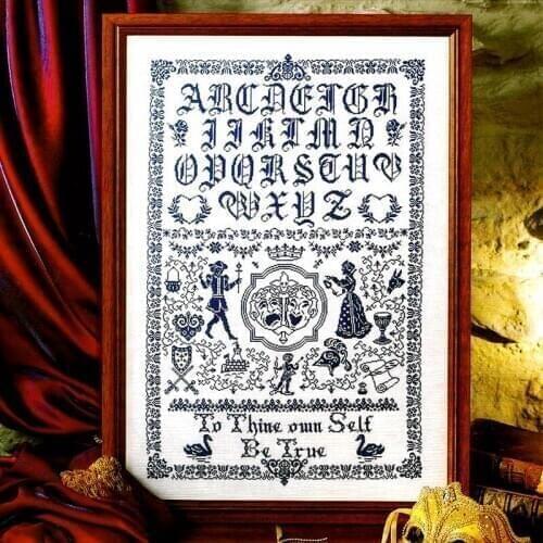 Home Sewing Painting Fishxx Cross Stitch Gold82-3 Monochrome Embroidery Line Drawing DIY Hand Embroidery