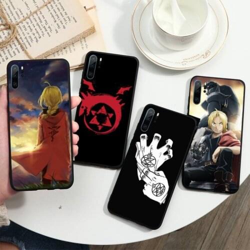 Fullmetal Alchemist FMA Brotherhood Phone Case For Huawei P20 P30 P40 lite Pro P Smart 2019 Mate 10 20 Lite Pro Nova 5t