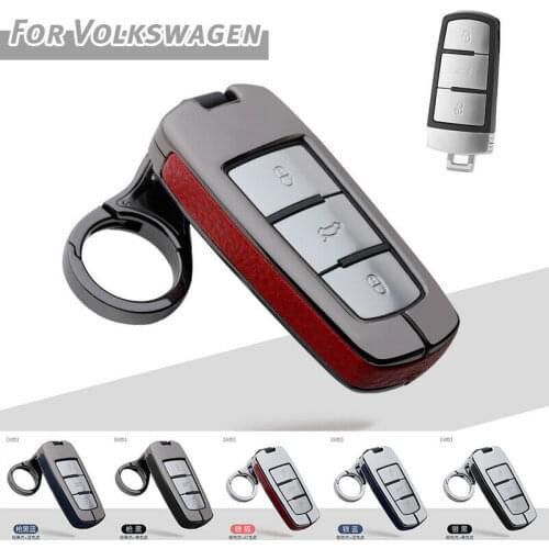 Zinc Alloy Car Key Cover Case For Volkswagen VW CC Passat B6 B7 Passat 3C CC Maogotan Auto Key Cover Car Styling Accessories