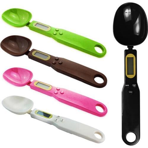 Digital Display Kitchen Measuring Spoon Electronic Scale Weighing Spoon Scale for Kitchen Scales Baking Accessories