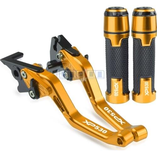 For YAMAHA XP530 2012-2016 2013 2014 2015 2016 Motorcycle aluminum Accessories Handle Grips Handlebar Short Brake Clutch Lever