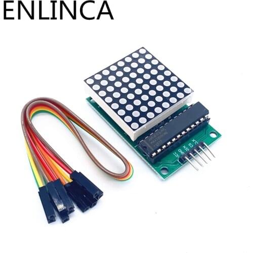 MAX7219 8*8 dot matrix module microcontroller module display module MCU LED Display Control Module For Arduino 5V