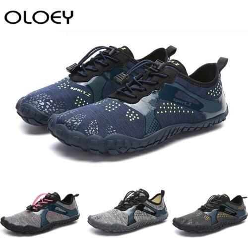 New Swimming Water Sport Shoes Men Aqua Shoes Breathable Outdoor Sneakers Flat Soft women Men Beach Sandals Quick-Dry Walking