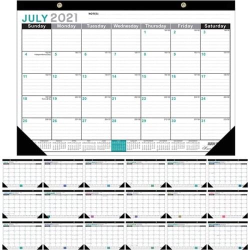 2022 Wall Calendars Schedule Planner Annual Calendar Hanging Wall Book Organizer