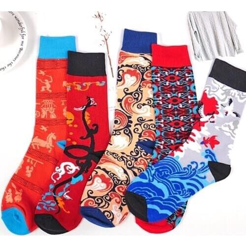 Hot Sale Womens Mens Socks Unisex Socks Colorful Man Socks Happy and Funny Colorful Socks Drop Shipping Socks Manufacturer