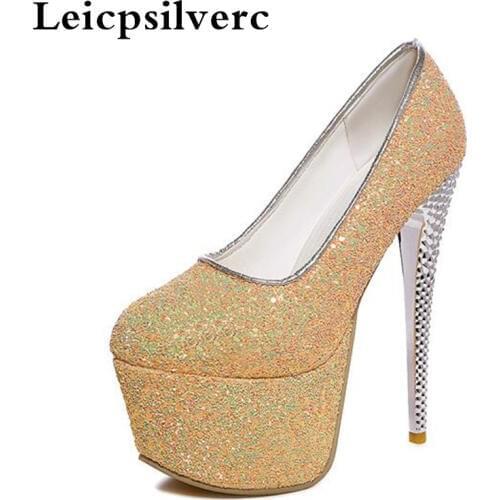Spring and autumn with new fine all-match sexy women shoes wedding night club