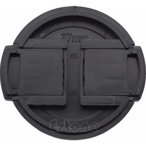 OOTDTY 37mm Snap on Front Lens Cap For Nikon Canon Pentax Sony SLR DSLR camera DC Universal