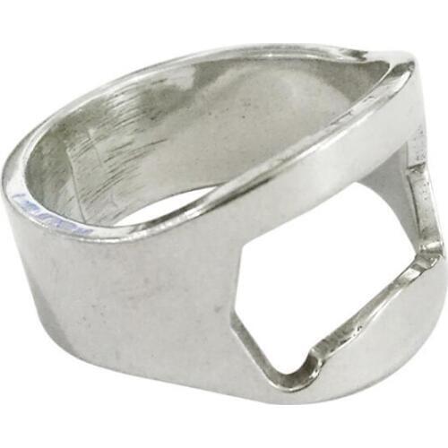 Wholesale Creative Mini Stainless Steel Finger Ring Bottle Opener Bar Beer Tool 20mm 22mm LX2837
