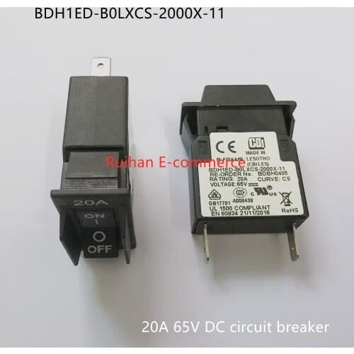 Original new 100% BDH1ED-B0LXCS-2000X-11 20A 65V DC circuit breaker