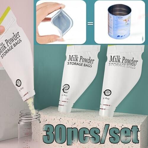 Family Travel Milk Powder Bags Formula Pouches ,Food Storage Bag ,BPA Free,Desinfected Scentless Moistureproof
