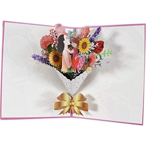 Mothers Day 3D Greeting Cards Anniversary Birthday Love Thanksgiving Get Well Sympathy Congratulations All Occasions