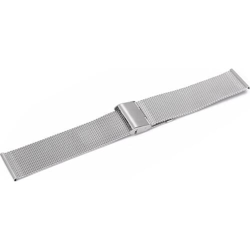 2020 Do not fade 22mm watch band Milanese Loop smart watch band 12/14/16/18/20mm Width Watch Strap Stainless Steel Band hot