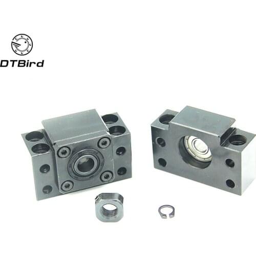 Ballscrew Support 1pc BK10 BF10 BK12 BF12 1204 ball screw for SFU1204 Ball Screw End Support CNC parts BK/BF10