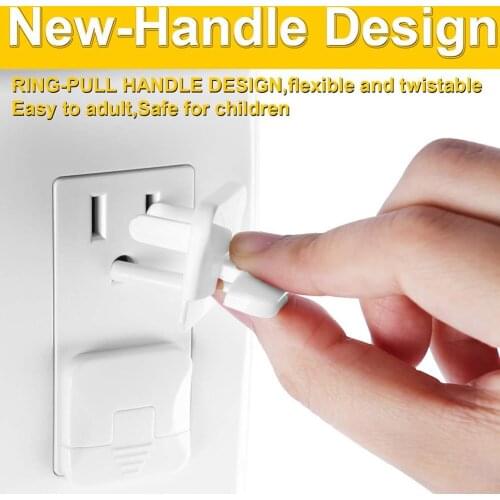 Baby Proofing Outlet Cover Safe Socket Protective Cover Set Prevent from Accidental Shock Hazard PUO88