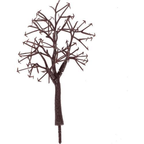 10PCS Bare Trunk Model Trees Train Railway Building Winter Scenery HO OO 12cm