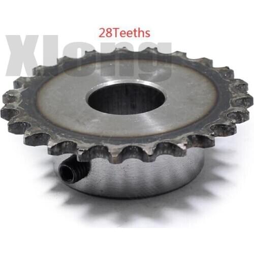 2pcs Inner Hole: 12mm Precision 2 Points Sprocket 28Teeth 45 # Steel Quenching Pitch 6.35╥ 0.13g