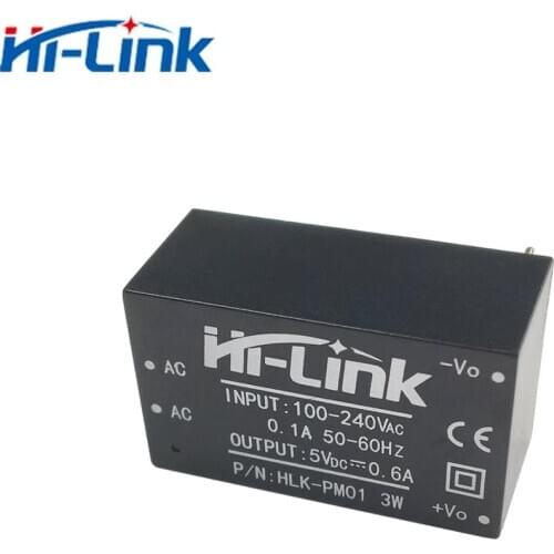 High Efficiency HLK-PM01 220V to 5V 3W Switch Power Supply Module Free Shipping 5pcs/Lot